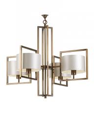 Ceiling Light Featuring Antique Brass Metalwork With Four Shades Antique Brass Ceiling Light Luxury Lamps Antique Brass Chandelier