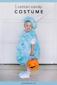 Halloween Costume Ideas Diy Cotton Candy Costume For Kids The Pretty Life Girls Cotton Candy Costume Candy Halloween Costumes Cotton Candy Halloween Costume