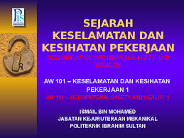 We did not find results for: Ppt 1 Sejarah Keselamatan Dan Kesihatan Pekerjaan Ahmad Ammar Academia Edu