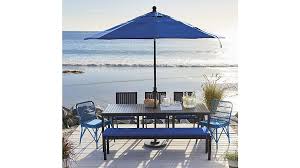 Alfresco Grey Rectangular Dining Table In Alfresco Dining Patio Outdoor Patio Umbrellas Rectangular Patio Umbrella