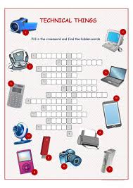 Technical Things Crossword Puzzle Worksheet Free Esl Printable Worksheets Made By Teachers Computer Lessons Computer Basics Computer Teacher