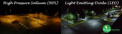 Lighting Comparison Led Vs High Pressure Sodium Hps And
