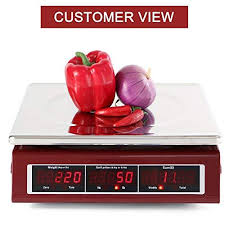 Ideal for bakeries and commercial kitchens. Camry Digital Commercial Price Scale 66lb 30kg For Food Meat Fruit Produce With Dual Bright Red Led Display Stainless Steel Platform Rechargeable Battery Included Not For Trade Pricepulse