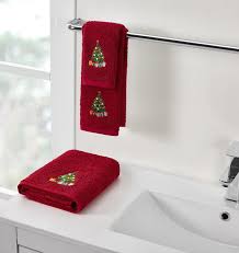 There's a very nice selection of bathroom towels on wayfair. Holiday Time 3pc Christmas Tree Towel Set Walmart Canada