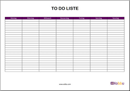 Wählen sie einfach das passende muster oder das gewünschte design für ihre individuelle kassenbuch vorlage gratis zum download aus. To Do Liste Vorlage N Zum Ausdrucken Xobbu