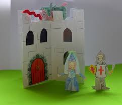 Want to make your own cardboard castle for pretend play? Craft Make A Card Castle Play Scene With Dragon Knight And Princess Diary Of The Evans Crittens