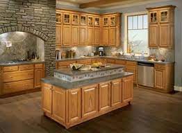 Honey oak cabinets with light wood floors. Wood Floor Kitchen Light Oak Cabinets Honey Oak Cabinets