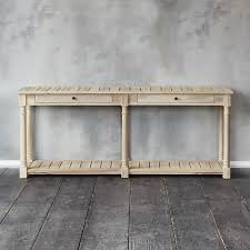 Protected Teak Two Drawer Console In 2020 Outdoor Console Table Console Table Living Room Teak