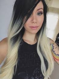 After you've worn your blonde hair for a while you may start to miss your in fact, some black hair dyes have different undertones mixed, which are meant to cancel out specific blonde hair colors. Black With Blonde Underneath Hair Google Search Hair Styles Blonde Underneath Hair Black To Blonde Hair