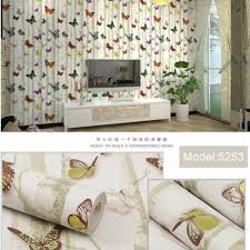 Memiliki dinding ruang tamu yang polos dan biasa saja tentu membosankan, bukan? 1kg Wallpaper Dinding Ruang Tamu Rumah Kamar Tidur Uk 45cmx10m 5253 Shopee Indonesia