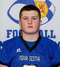 Introducing players from Team Nova Scotia's under-16 roster that will  compete at the 2017 Atlantic Bowl! The O-line for Nova Scotia Blue Gavin  Richardson Vincent Takamaa Jaydyse Lawson