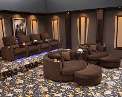 Aspen Swivel Cuddle Seat Package Aspen Home Theater Chairs And Swivel Cuddle Seats Bella Fabric Black Chocolate Or Red Home Theater Room Design Home Theater Decor Home Cinema Seating