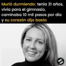 📣Una joven de 31 años falleció mientras dormía. Catherine Keane era una  persona sana, siempre iba al gimnasio a hacer deporte y caminaba 10 mil  pasos diarios. Se encontraba viviendo con amigos