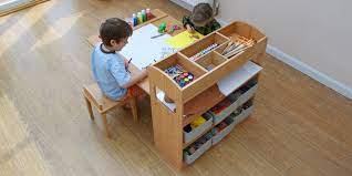 Kids Art Table With Storage Ideas On Foter