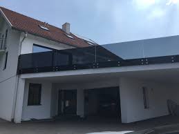Balkon Glas Anthrazit Glasgelander Nach Mass Angefertigt Balkon Glas Glasgelander Balkon Balkon Haus