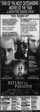 Two return to the u.s. Return To Paradise 1998