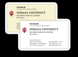 How to make your business cards stand out as a student or recent grad. Iu Stationery