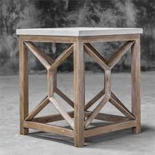 Brayden Studio Niemann Stone End Table Wayfair In 2020 Stone Coffee Table End Tables Metal End Tables