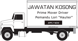 Jangan lepaskan peluang besar ini kerana bergabung dengan kami akan menyokong kehidupan anda menjadi lebih baik dengan kemudahan baik yang kami sediakan untuk kerja yang selesa. Jawatan Kosong Prime Mover Driver Dan Pemandu Lori Haulier Iklan Jawatan Kosong