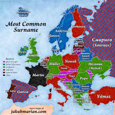 German names are from alsace or. Most Common Surnames By Country In Europe
