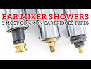 Shower faucet cartridge types