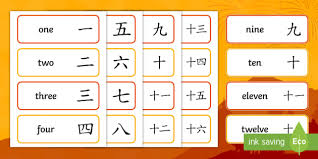 The parenthesized entries are the complex and formal forms, which are used mainly in notarized. Chinese Numbers 1 31 Word Cards