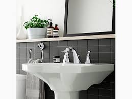 What are the advantages of using square towel bars? K 11377 Forte Sculpted Towel Ring Kohler