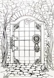 Escape the hustle and bustle of your daily life using these relaxing coloring books for adults. Narisovat Karandashom Dver 7 Tys Izobrazhenij Najdeno V Yandeks Kartinkah Printable Coloring Book Coloring Books Coloring Pages