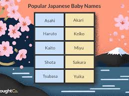Choosing a good username for websites is important. Popular Japanese Baby Names