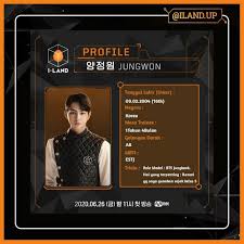 Profile Jungwon I Land Tanggal Mbti Jepang