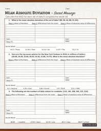 Mean Absolute Deviation With Secret Message Math Tutoring Activities Summer School Math Activities Math School