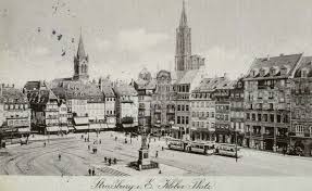 Strasbourg Place Kleber Avant 1918 Tr Sur Alsatica Eu Strasbourg Alsace Photographie