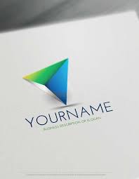 Free 3d Logo Maker Online 3d Triangular Logo Design Online Logo Design 3d Logo Logo Maker