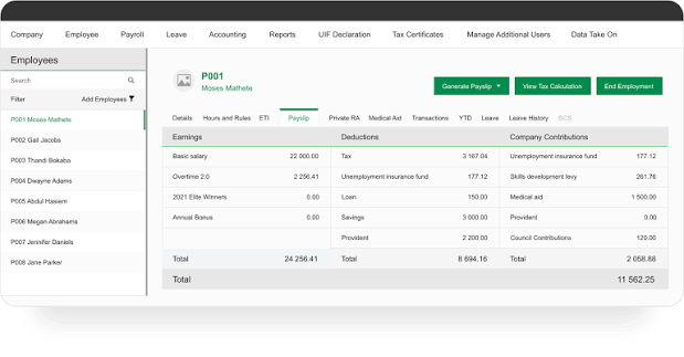 Sage HR software