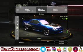 Shows upgraded performance of all vehicles. Need For Speed Underground 2 Highly Compressed Ultra Compressed