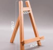 Amazon.com: Mini Wood Artist Triangle Easels, 28cm Tall ...