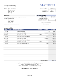 Billing Statement Template Statement Template Invoice Template Statement