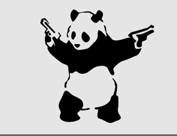 Tumblr wallpaper cool wallpaper wallpaper backgrounds iphone wallpaper panda wallpapers cute wallpapers le dab panda love panda panda. Amazon Com Keen Gangster Shooting Panda Banksy Decal Vinyl Sticker Cars Trucks Walls Laptop Black 5 5 In Kcd431 Automotive