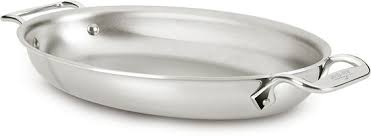 All Clad 4612 Stainless Steel Tri Ply Bonded Dishwasher Safe Oval Au Gratin Pan Cookware Silver Check This Awesome Image Au Gratin All Clad Cookware Sets
