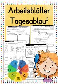 Arbeitsblatter Tagesablauf Unterrichtsmaterial In Den Fachern Daz Daf Deutsch In 2020 Tagesablauf Kinder Tagesablauf Erste Klasse Unterricht