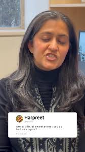 Are artificial sweeteners bad for you? 🤔 , In this episode of  #AskAMedicalProfessional, Barwon Health dietitian Purva explains the role  of artificial sweeteners in the food and drinks we consume and ...