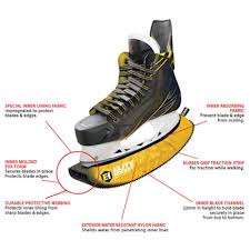 As the rules of ice hockey became established by the late 1800s, so did the need for sturdier skates. Elite Hockey Pro Skate Guards Walkable Soakers Senior Pure Hockey Equipment