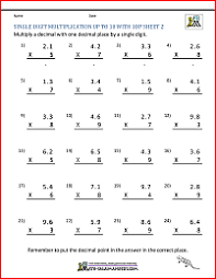 Maybe you would like to learn more about one of these? Decimal Multiplication Worksheets 5th Grade
