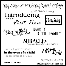 7 Baby Sayings Scrapbook Quotes Baby Scrapbook Baby Scrapbook Pages