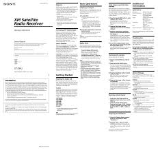 (if your radio is in your vehicle, please make sure it isn't in the garage.) Sony Cdx Ca705m Operating Instructions Manualzz