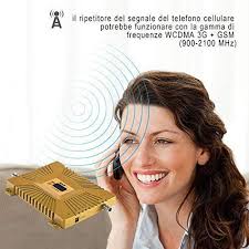 Yuanj Repetidor de señal móvil 3G gsm 900/2100 MHz Amplificador para móvil  WCDMA con Antenas para Tim Wind Vodafone 3 : Amazon.es: Electrónica