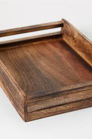 Plateau En Bois Taupe Bois Home All H M Fr Wooden Tray Serving Tray Wood Small Wooden Tray