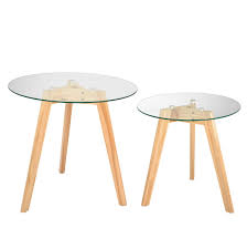 Everywhere tables possess fine lines and a refined aesthetic that complement any space. Adirhome Totally Natural Glass Top Coffee Tables In Two Sizes Fit Anywhere Durable Crystal Clear Tempered Glass Tops Wood Finish With Non Skid Foot Pads Buy Online In Samoa At Samoa Desertcart Com