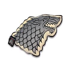 Cojin Lobo Huargo Stark Juego De Tronos Jura Lealtad A La Casa Stark Con Este Cojin Que Muestra Su Juego De Tronos Stark Juego De Tronos Regalos Originales