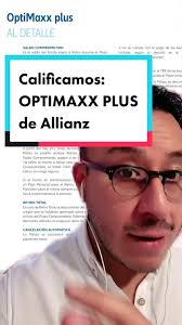Respuesta a @Charly R hoy calificamos el Optimaxx Plus de Allianz #allianz  #optimaxx #retiro #ppr